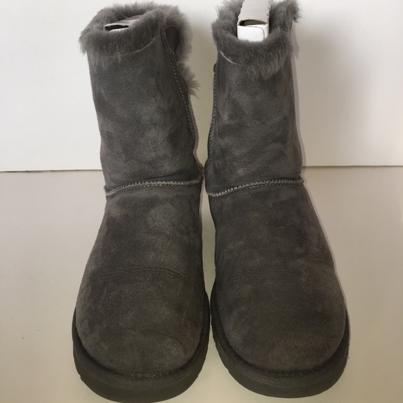 Ugg Womens Corduroy Bow Grey good condition 7 - Picture 2 of 7